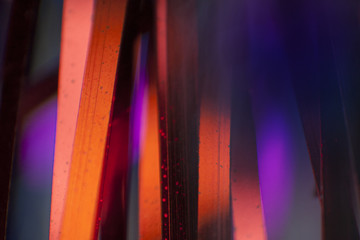 Abstract shiny stripes and ribbon background, bright colored tapes