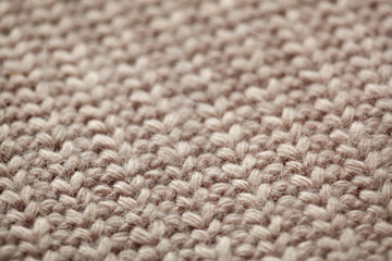 background of woll knitting material