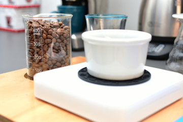 Tostao coffee laboratory, coffee beans from Colombia