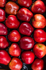 Lots of red apples, market, supermarket, red apples
