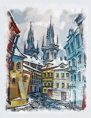 Christmas on Stare Mesto in Prague