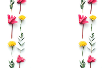 Obraz premium Spring Background With Cyclamens