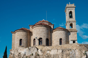 Fototapeta na wymiar Church of Panagia Theoskepasti in Paphos, Cyprus.