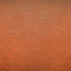 old brown rustic leather square background