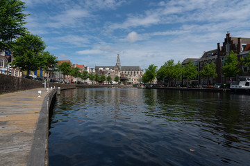 View over the river Spaarne
