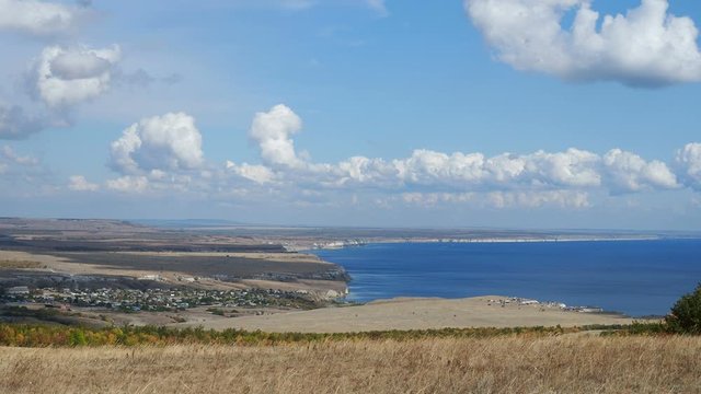 Stepan Razin Cliff on the Volga River, Saratov Region, Russia