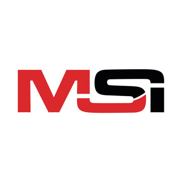 MSI logo design vector abstract