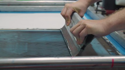 Screen printing / Colour application