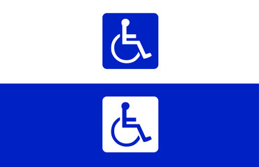 Vector Handicap Symbol in Colour and Reverse