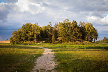 Upyte mound in Lithuania