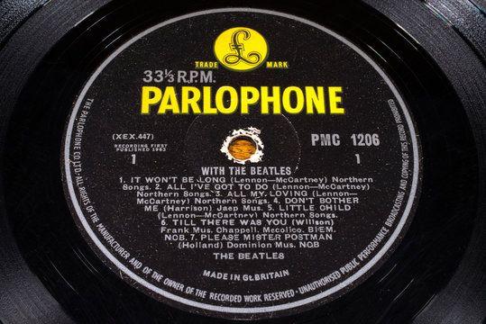 With The Beatles Vinyl Record