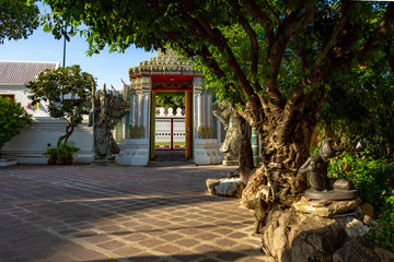 Temple in Bangkok Wat Pho, Thailand.