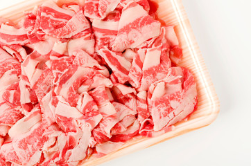 牛バラ肉の切り落とし