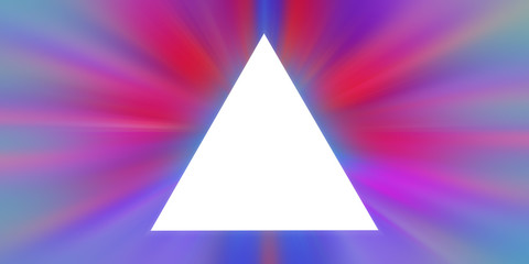 An abstract psychedelic triangle background image.