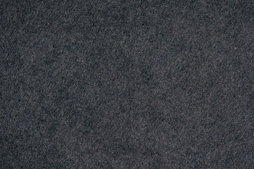 black texture textile for background, macro photo