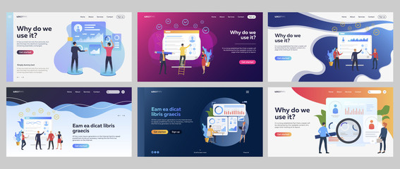 Recruit agents set. Recruiters choosing candidates, analyzing graphs, checklists. Flat vector illustrations. Personnel selection, recruitment concept for banner, website design or landing web page