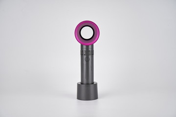 Black Air Multiplier in white background, it can make the air more fresh and cool in summer