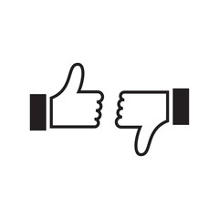 hand thumb icon design vector logo vector EPS10