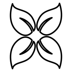 Natural leaf icon