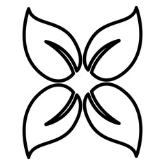 Natural leaf icon