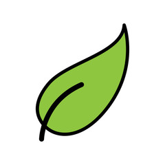 Natural leaf icon