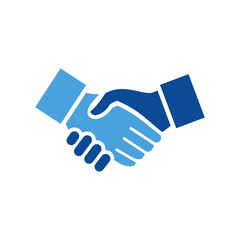 handshake icon design vector logo template EPS10
