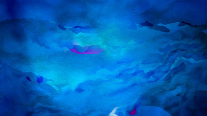 Fototapeta na wymiar Dark Blue Watercolor Texture Background