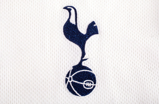 Tottenham Hotspur Football Badge On A Shirt