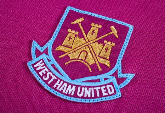 West Ham FC Badge On A Shirt