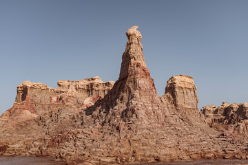 Fototapeta premium Danakil depression desert in Ethiopia