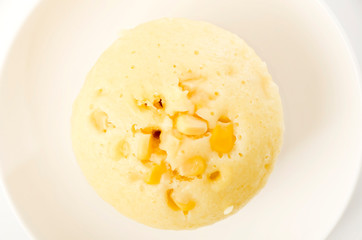 コーン入り蒸しパン