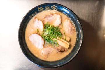 TOKYO, JAPAN - March 28, 2019: Mutekiya Special Roasted Pork Fil
