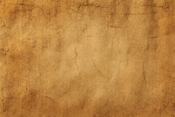 Top view of the ancient old surface of paper or parchment. Abstract trendy vintage grunge texture background