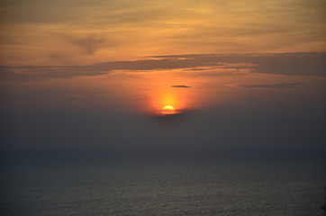 sun set on Cos's Bazar, Bay of Bengal