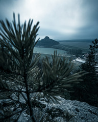 Wanderung zur Kaiserkrone mit Nebel Sächsische Schweiz
