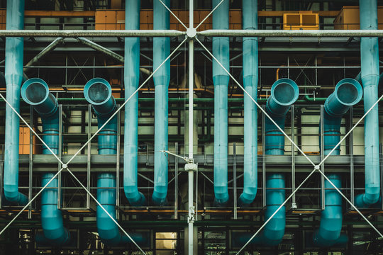 Pipes and Vents Centre Pompideu, Paris
