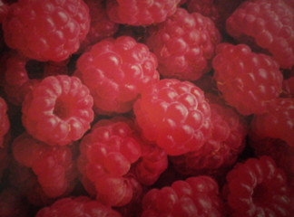 raspberry fruit background