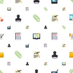 document icons pattern seamless