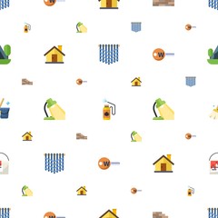 home icons pattern seamless