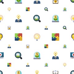 solution icons pattern seamless