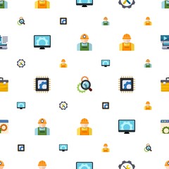 support icons pattern seamless