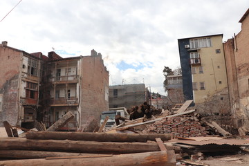 Plac budowy, Tbilisi, Gruzja © Monika