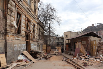 Plac budowy, Tbilisi, Gruzja
