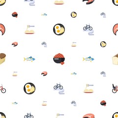 healthy icons pattern seamless
