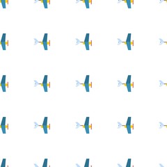 Aeromodeling icon pattern seamless isolated on white background