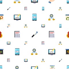 interface icons pattern seamless