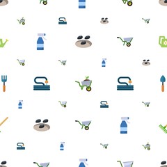 agriculture icons pattern seamless
