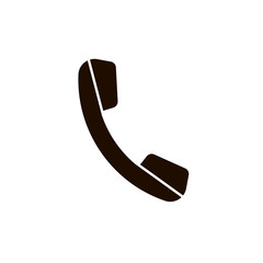 Phone tube call icon isolated vector
