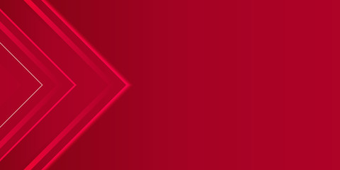 Red light arrow abstract background for presentation design. Horizontal landscape orientation. © Salman