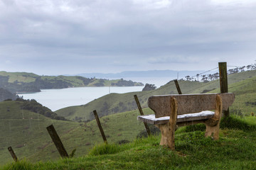 Waiheke Island Auckland New Zealand bay and ocean view